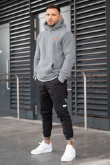 ARCADE SHERPA HOODIE - STEEL