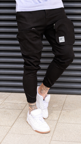 OBLIVION CARGO TROUSERS - BLACK