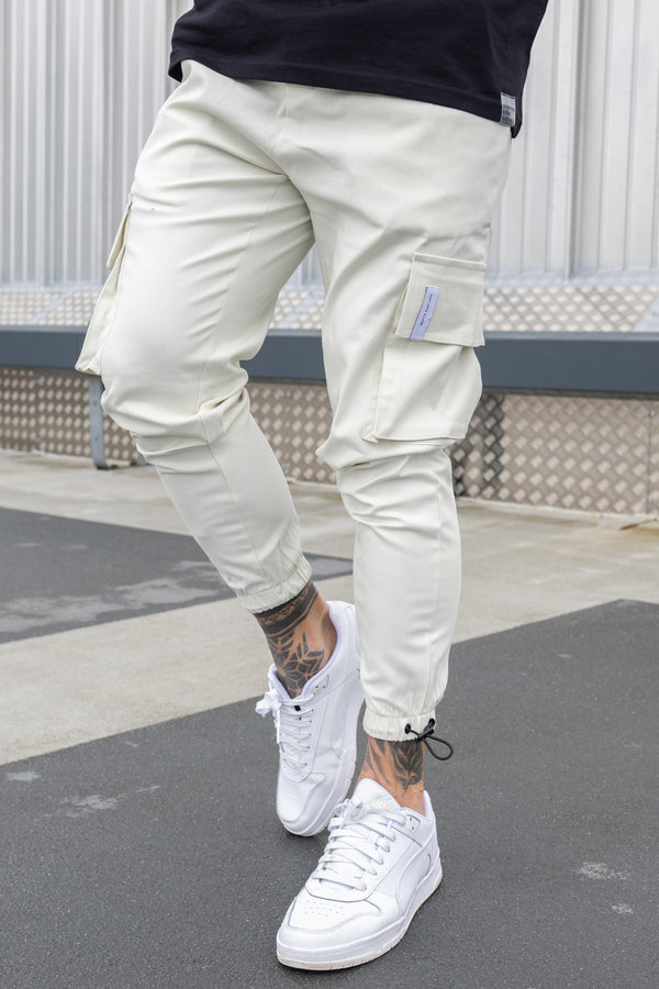 WHILBY CARGO TROUSERS - ICE