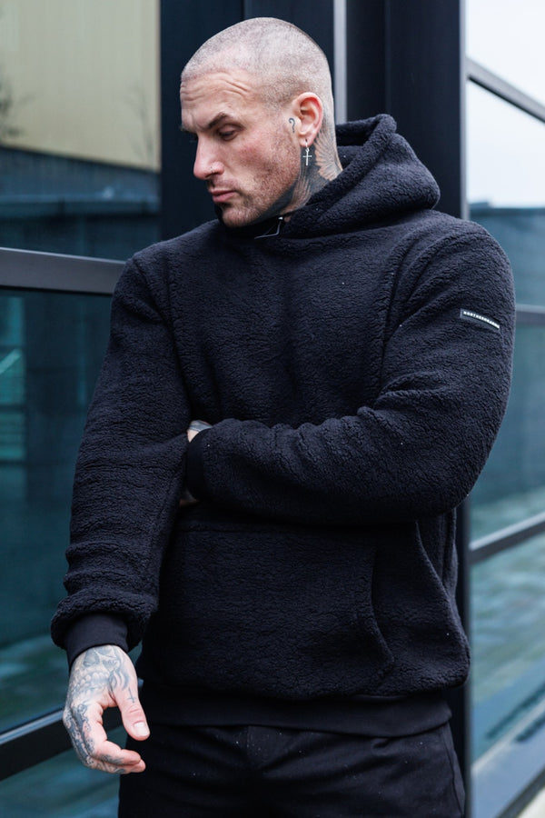 ARGYLE SHERPA - BLACK