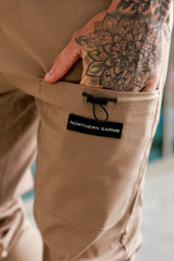 STRAT CARGO TROUSERS - SAND