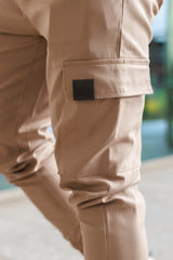 RIDGE CARGO TROUSERS - SAND