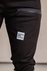 OMNIA CARGO TROUSERS - BLACK