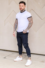 NERAH TROUSERS - NAVY