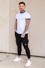 DELFONT CARGO TROUSERS - BLACK