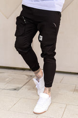 OBLIVION CARGO TROUSERS - BLACK