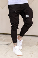 OBLIVION CARGO TROUSERS - BLACK