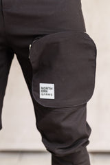 OBLIVION CARGO TROUSERS - BLACK