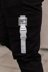ZAK CARGO TROUSERS - BLACK
