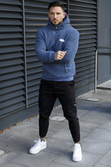 ZINO SHERPA HOODIE - SPACE