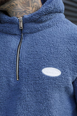 ZINO SHERPA HOODIE - SPACE