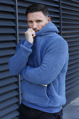 ZENO SHERPA HOODIE - SPACE