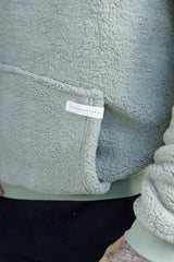 ZENO SHERPA HOODIE - KHAKI