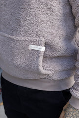 ZENO SHERPA HOODIE - TAUPE