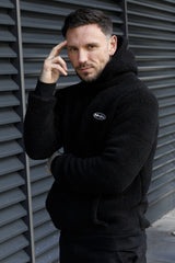 VELD SHERPA HOODIE - BLACK