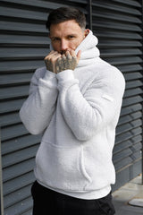 WYN SHERPA HOODIE - ICE