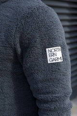 TRAX SHERPA HOODIE - CHARCOAL