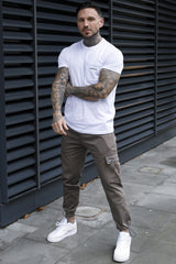 STERLING CARGO TROUSERS - FAWN