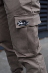 STERLING CARGO TROUSERS - FAWN