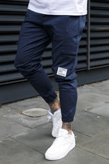 ELEVATE CARGO TROUSERS - NAVY