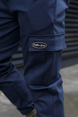 STERLING CARGO TROUSERS - NAVY