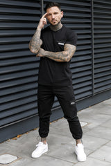 STERLING CARGO TROUSERS - BLACK
