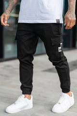 GUARD CARGO TROUSERS - BLACK