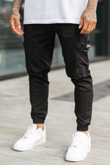 ARVIA CARGO TROUSERS - BLACK