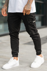 ARVIA CARGO TROUSERS - BLACK