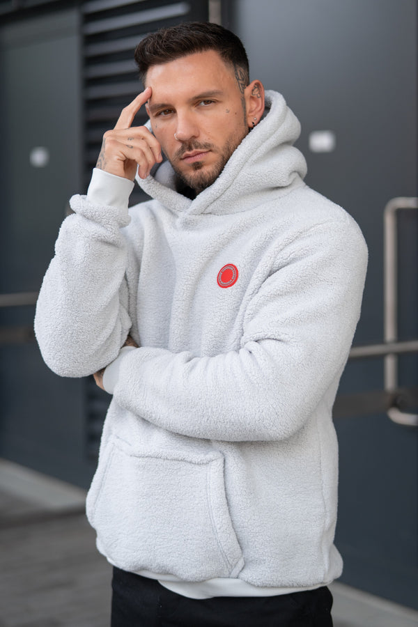 ARCADE SHERPA HOODIE - ICE