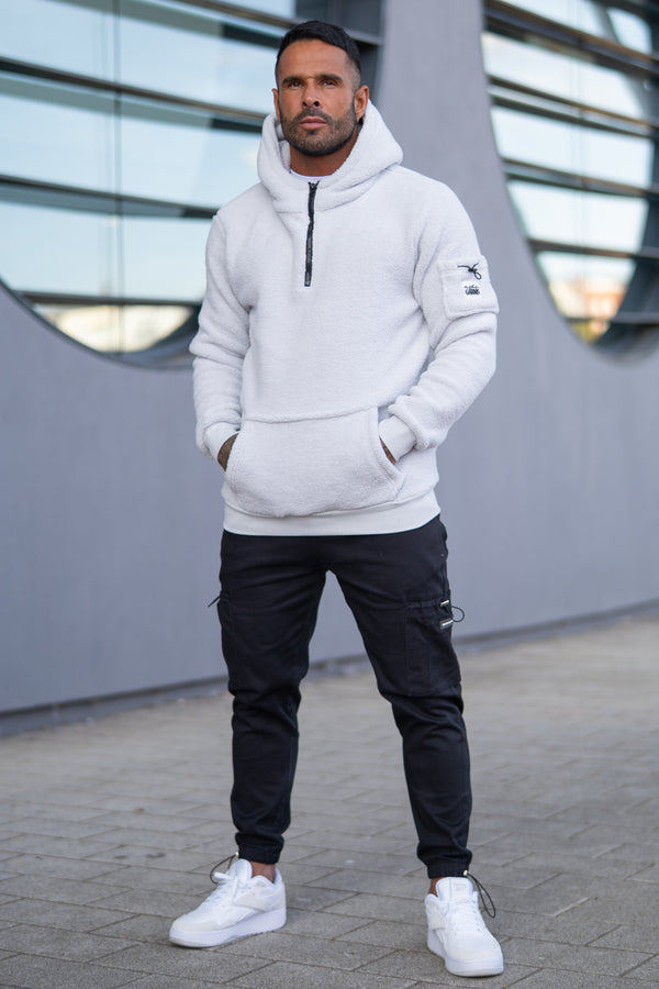WILTON SHERPA HOODIE - ICE