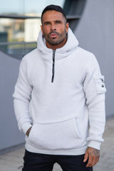 WILTON SHERPA HOODIE - ICE