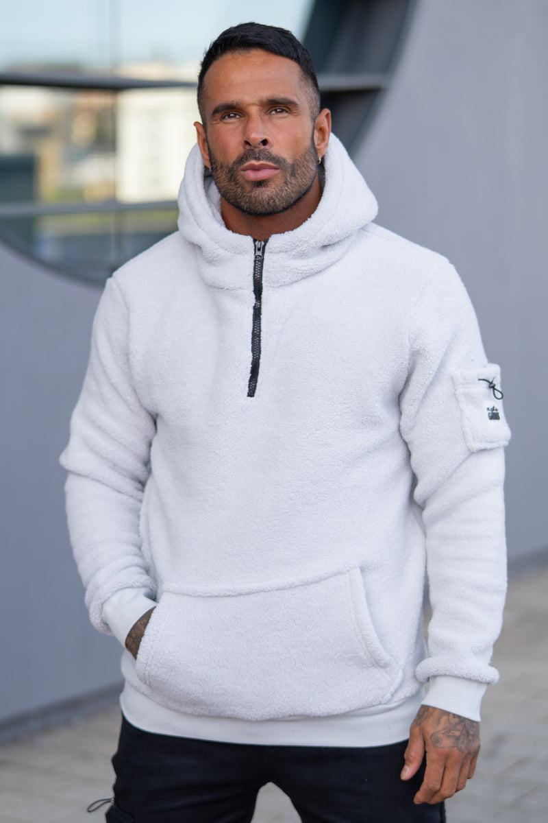 WILTON SHERPA HOODIE - ICE