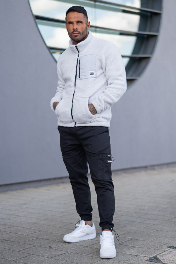 HAZEN SHERPA JACKET - ICE