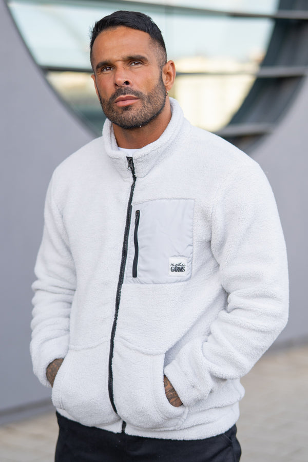 HAZEN SHERPA JACKET - ICE