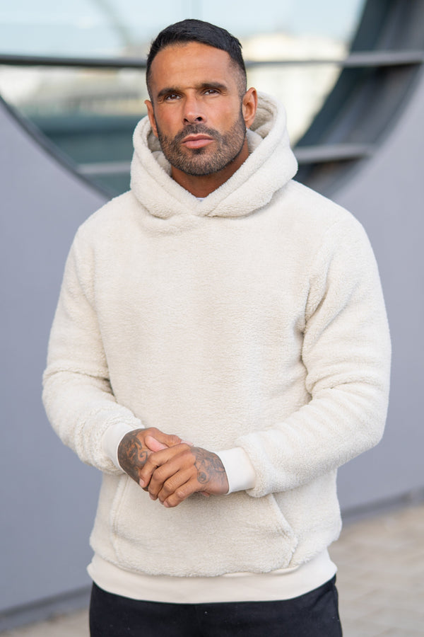 ORWELL SHERPA HOODIE - STONE