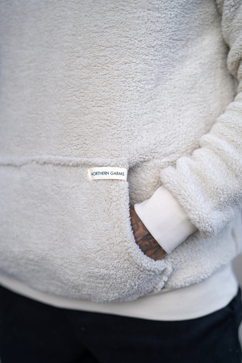 ORWELL SHERPA HOODIE - STONE