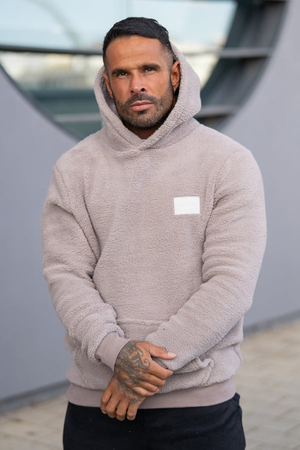 WALDEN SHERPA HOODIE - TAUPE