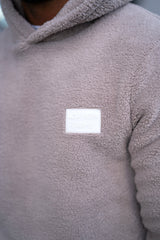 WALDEN SHERPA HOODIE - TAUPE