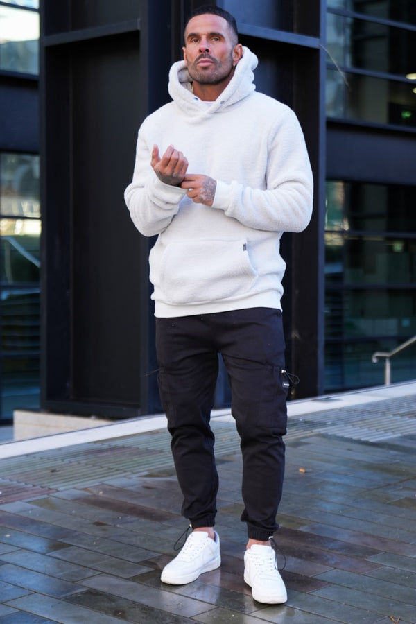 NERO SHERPA HOODIE - ICE