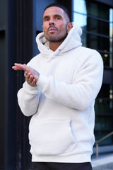 NERO SHERPA HOODIE - ICE