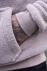 LANGTON SHERPA HOODIE - TAUPE