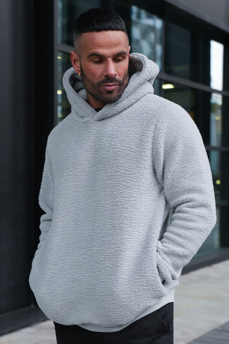 BENTON SHERPA HOODIE - FOSSIL