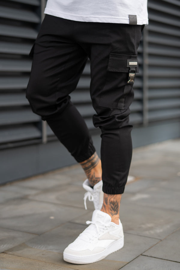 VALMAR CARGO TROUSERS - BLACK
