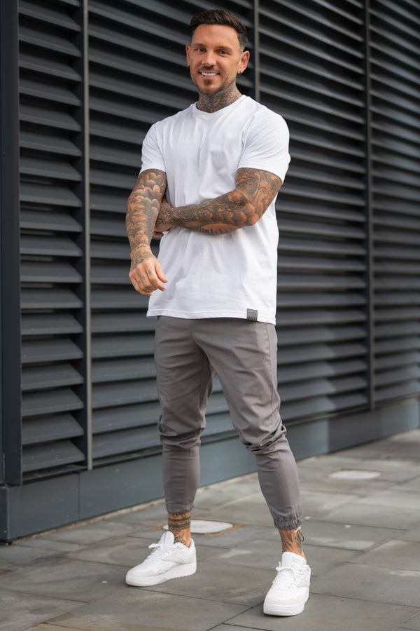 HYTES TROUSERS - STEEL