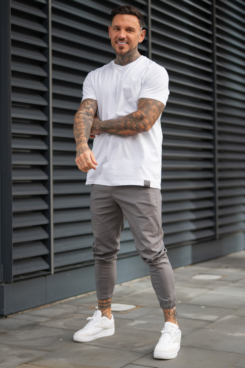 HYTES TROUSERS - STEEL