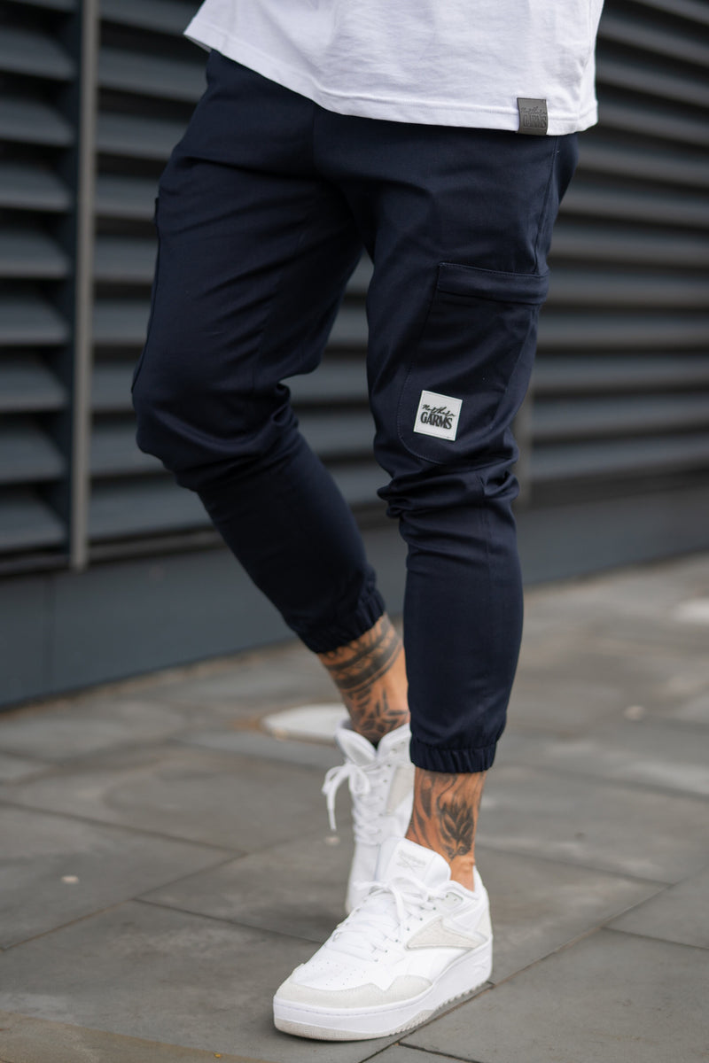 FLETCHER CARGO TROUSERS - NAVY