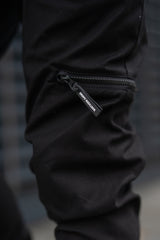ASSEMBLY CARGO TROUSERS - BLACK