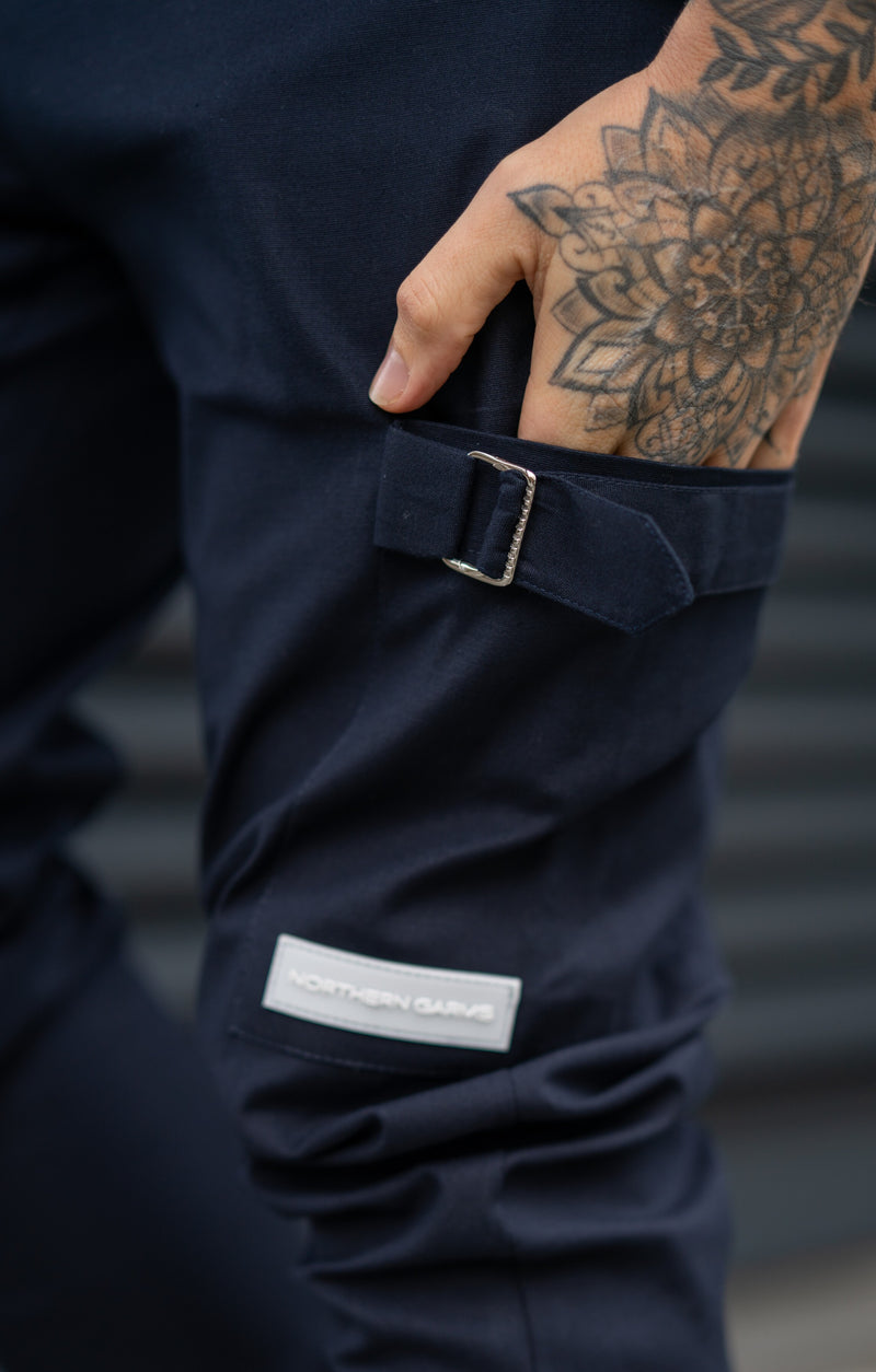 ROTHWELL CARGO TROUSERS - NAVY