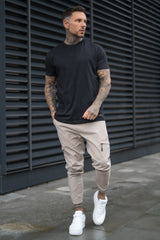 DILLON CARGO TROUSERS - GREIGE